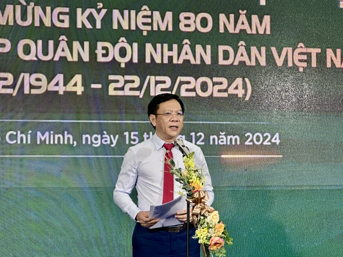 Ông Nguyễn Ngọc Hồi, Phó Giám đốc Sở TT-TT TPHCM, phát biểu tại tuần lễ