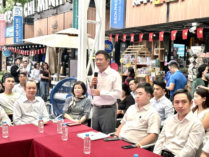 Ông Nguyễn Ngọc Hồi, Phó Giám đốc Sở Văn hóa - Thể thao TPHCM, bày tỏ mong muốn Đường sách TPHCM sẽ trở thành địa điểm chủ lực cho các hoạt động văn hóa đọc của thành phố