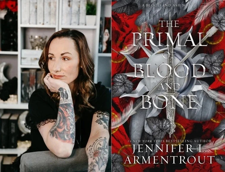 Jennifer L. Armentrout và tác phẩm mới. Ảnh: NHPR.