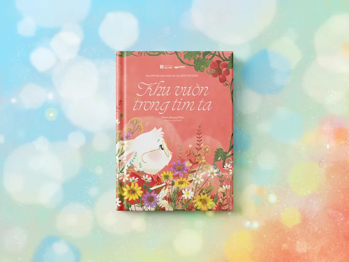 Sách tranh "Khu vườn trong tim ta" là sự kết hợp hai trong một của họa sĩ trẻ Phạm Quang Phúc